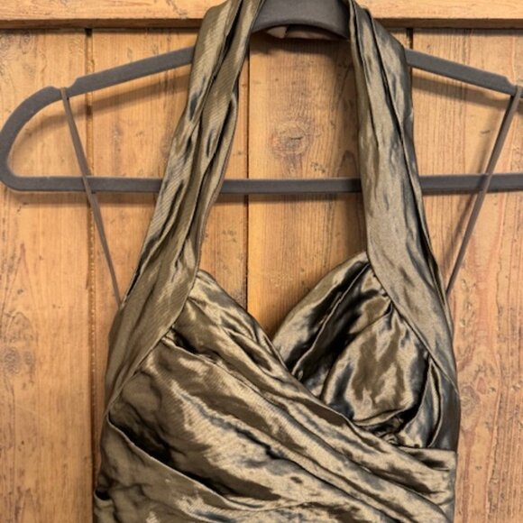 Nicole Miller Size 4 Ruched Cocktail Dress - Picture 3 of 7